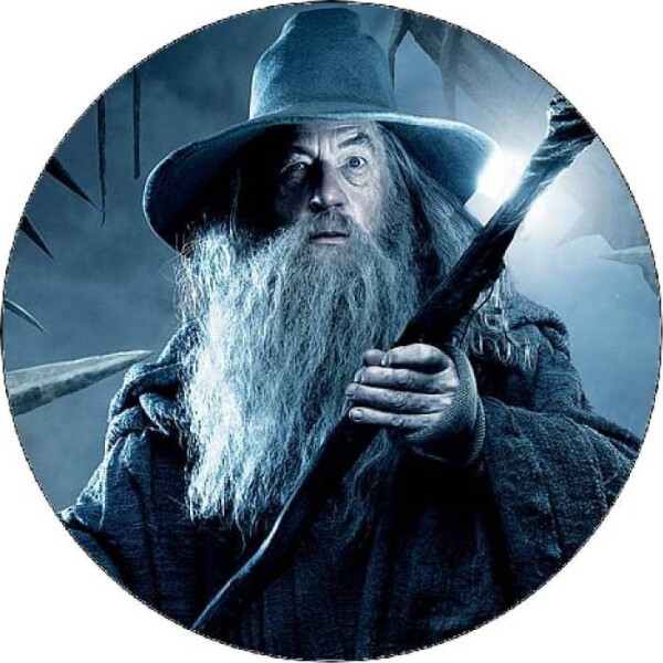 Jedlý papier Pán prstenov Gandalf s hriankovou paličkou 19,5 cm - Pictu Hap - Pictu Hap