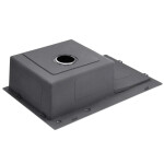 VELAZO VELAZO - Oceľový drez 58 x 48, grafit, s odkvapkávačom VELAZ5848RB