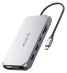 Orico USB-C hub 12v1 / USB-C hub / PD 100W / 2x HDMI 4K 60Hz / VGA / SD/microSD (ORICO-XCR-X11-GY-BP)