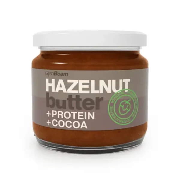 Proteínové lieskoorieškové maslo - GymBeam (340 g) (8136-1-340g-bez-prichute)