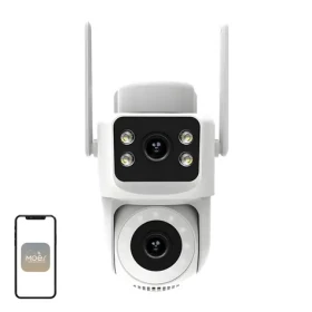MOES WCM-Q29 / Vonkajšia IP kamera / duálny objektív 8 Mpx / PTZ / Wi-Fi 6 / IP65 (WCM-Q29-MS)