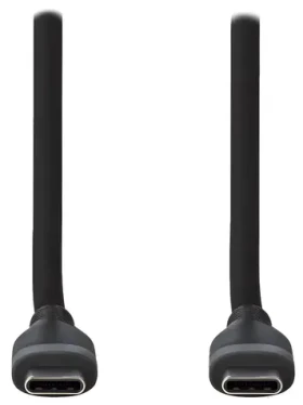 Nedis USB-C - USB-C čierna / Kábel USB-C / USB 2.0 / 60 W / 1,5 m (CCGB60820BK15)