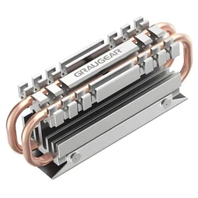 GrauGear G-M2HS06 / Pasívny chladič M.2 SSD / M.2 2280 / hliník, meď / 2 tepelné trubice (G-M2HS06)