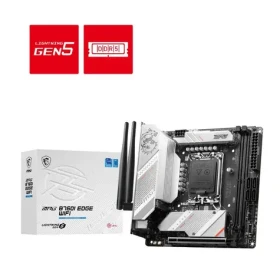 MSI MPG B760 EDGE WIFI / B760 / LGA1700 / 2x DDR5 / PCIEx16 / 2.5 GLAN / Wi-Fi / Mini-ITX (MPG B760I EDGE WIFI)