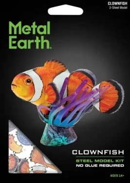 Metal Earth 3D puzzle Klaun očkatý