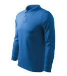 Single J. LS pánske polo tričko azúrovo modré 2XL
