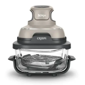 Ninja Crispi FN101EUST béžová / teplovzdušná fritéza / 1700 W / 3.8l / 4 funkcie / 70 ° C - 185 ° C (FN101EUST)