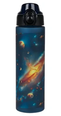 BAAGL Tritánová fľaša na pitie Vesmír / Fľaša na pitie / 700 ml / tritan / BPA free