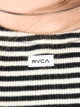 RVCA LINEAGE black dámske bavlnené tielko - S