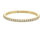 Fossil Trblietavý pozlátený prsteň Ellis Pavé JF04686710 54 mm
