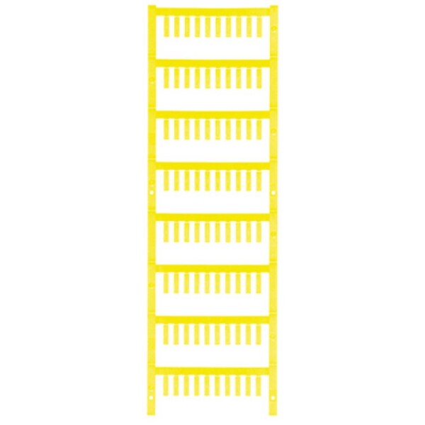 Weidmüller 1718480004 VT SF 2/12 NEUTRAL GE V0 značenie káblov Druh montáže: prichytenie sponami Potlačiteľná plocha: 3.6 x 12 mm žltá Počet markerov: 800 800; 1718480004