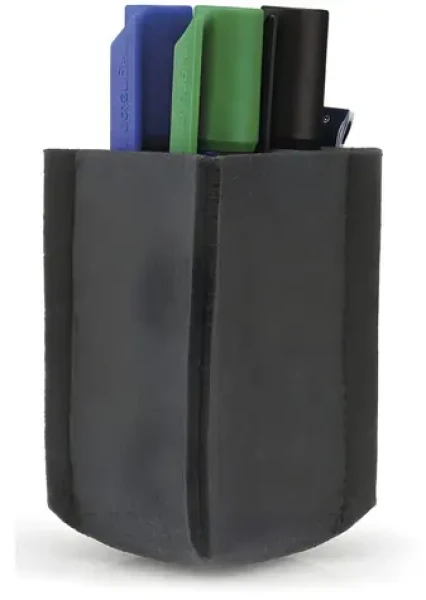 Magnetoplan magnetoTray ecoAware šedá / Magnetický držiak popisovačov / rPET plsť / Neodymové magnety (MAGIMARKHOLDECOG)