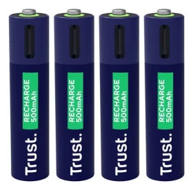 Trust 25671 Dobíjacie batérie AAA 4 ks / Nabíjacie batérie / 500 mAh / 800 cyklov (25671)