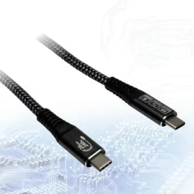 Inter-tech USB-C 3.2 Gen 2x2 3 m čierna / USB-C kábel / PD 240 W / 20 Gbit/s (88885672)
