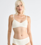 SLOGGI GO CASUAL - Vystužená podprsenka z organickej bavlny, vysoká podpora Sloggi SILK WHITE L2