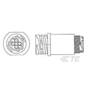 TE Connectivity TE AMP Circular Plastic Connectors 796291-1 1 ks; 796291-1