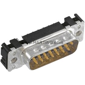 HARTING 09653617712 09653617712 D-SUB kolíková lišta 180 ° Pólov: 25 spájkovaný konektor 1 ks; 09653617712