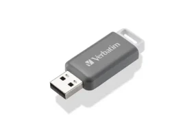 Verbatim DataBar 128GB sivá / Flash Disk / USB-A 2.0