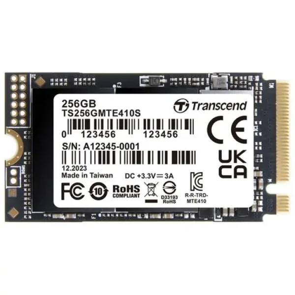 Transcend MTE410S 2242 Gen 3300/1600 MBps/ IOPS: