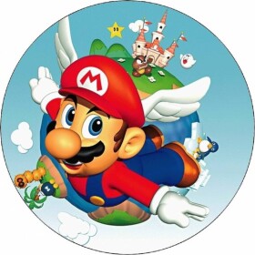 Jedlý papier Super Mario letící 19,5 cm - Pictu Hap - Pictu Hap