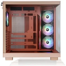 Thermaltake View 380 XL TG ARGB hnedá / ATX / 2x USB-A 3.2 / 1x USB-C / 4x120mm / bez zdroja / priehľadná bočnica (CA-11E-00MGWN-00)