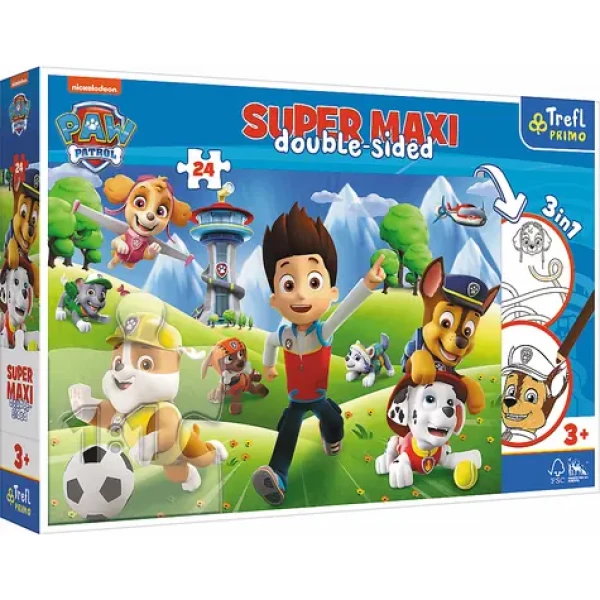 Trefl Primo - Puzzle - Super Maxi Tlapková patrola: Dobrodružstvo