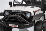 Mamido Mamido Elektrické autíčko Speed Offroad biele | 4x45W | EVA kolesá | 12V 7Ah | EKO koža