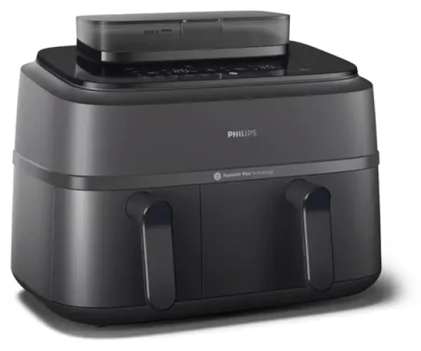 Philips NA550/00 čierna / Teplovzdušná fritéza / dvojitý kôš / funkcia pary / 2750 W / 9 l (001895060000)