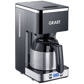 Graef FK 512 kávovar čierna Pripraví šálok naraz=8 termoska, funkcia časovača, displej; FK512EU
