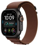 Apple Watch Ultra 4 GPS+Cellular 49mm Čierne titánové telo - Burgundsky červený alpský ťah M/145-190 mm (MJC14QC/A)