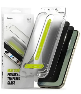 Ringke Easy Slide Privacy 2-Pack / Ochranné sklo / Privacy / Google Pixel 9 Pro XL, 10 Pre XL, 11 Pre XL / 2 ks