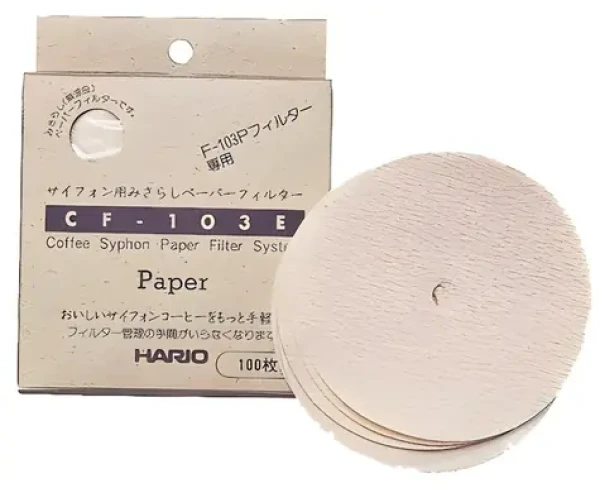 Papierové filtre pre Hario TCA (CF-103E) / Filtre pre kávovar / 100 ks