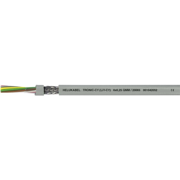 HELU 16478-500 dátový kábel LiYCY 5 x 1 mm² sivá 500 m; 16478-500