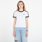 Tričko adidas 3 Stripes Slim T-Shirt White/ Black M