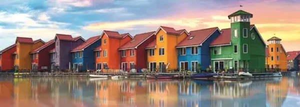 Trefl - Puzzle - Panoramatické puzzle Groningen, Holandsko