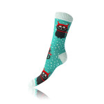 Darčeková krabica zábavných bláznivých ponožiek 4 páry CRAZY SOCKS BOX - BELLINDA - červená 39 - 42