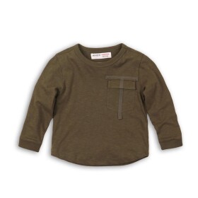 Tričko chlapčenské s dlhým rukávom, Minoti, RANGER 5, khaki - 68/80 | 6-12m