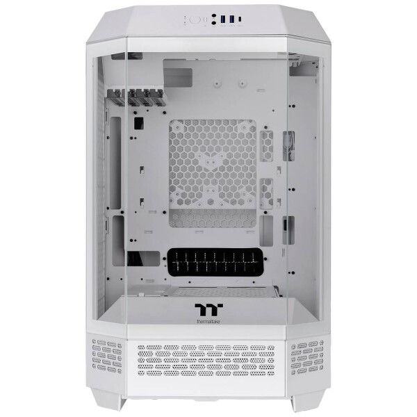 Thermaltake The Tower 300 biela / micro ATX / 1x USB-C 3.2 / 2x USB-A 3.0 / bez zdroja / priehľadná bočnica (CA-1Y4-00S6WN-00)