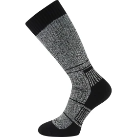 VOXX® ponožky Carpatia black melé 1 pár 35-38 120583