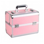 Aptel Kozmetický kufrík 35x25x31cm strieborno-ružový CA34C