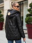 Dámská prošívaná bunda TY5546 černá - FashionStreet XXL