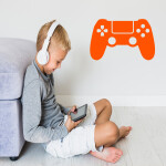 Veselá Stena Samolepka Ovládač na playstation Farba: zelená, Veľkosť: 40 x 26 cm