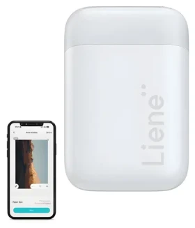 Liene Pearl biela / Prenosná fototlačiareň / 2x3" / Bluetooth 5.0 / USB-C (KW001-65016)