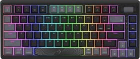 AQIRYS AQIRYS Klawiatura mechaniczna 75%/81 klawiszy przewodowa ADARA MINI LE black/grey