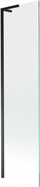 MEXEN/S - Next L vaňová zástena FIX 50 x 150, transparent, čierna 895-050-000-03-00-70