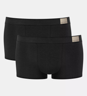 Pánske boxerky GO Natural Hipster C2P - BLACK - black 0004 - SLOGGI BLACK S