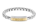 Hugo Boss Nadčasový pánsky bicolor náramok ocele Devon 1580597 cm