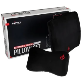 Nitro Concepts Sada vankúšov z pamäťovej peny čierno-červená / pre stoličky Nitro Nitro Concepts (NC-PST-MF-002)
