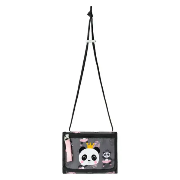 BAAGL Peňaženka na krk Panda / 14 x 10 cm (A-31620)
