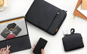 Inateck LB01006 čierna, šedá / Púzdro pre notebook / 15" / MacBook Air M2-M4 / Polyester (LB01006-14_BLACK GRAY)